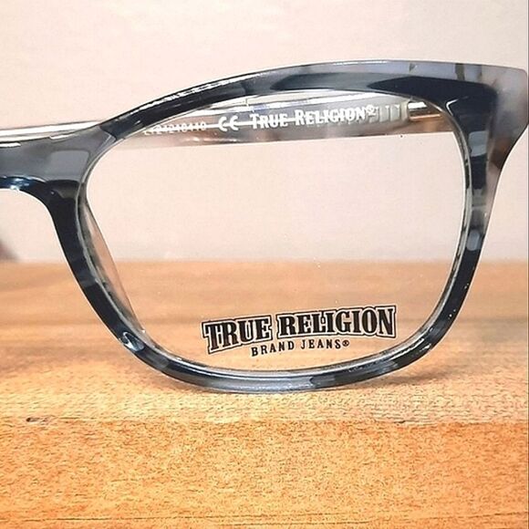 True Religion Black and Gray Women's Glasses - Picture 4 of 6